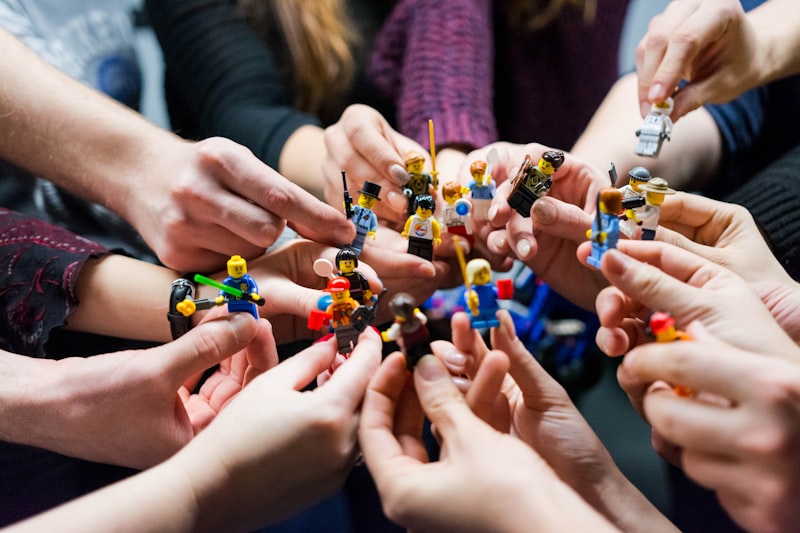 Pretend play LEGO minifigures
